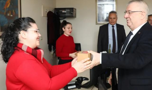 Başkan Ertaş personelin yeni yılını kutladı