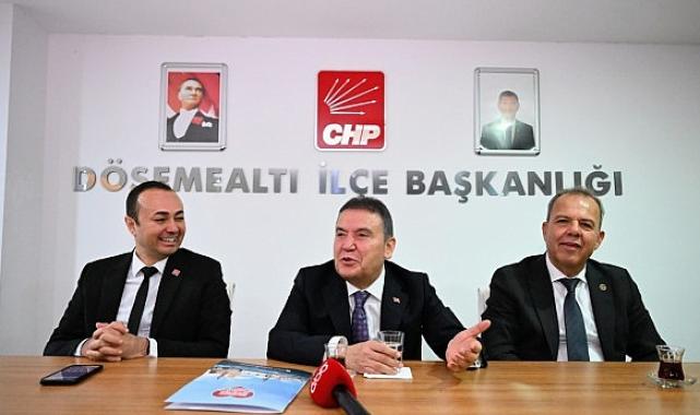 Başkan Muhittin Böcek Döşemealtı’nı ziyaret etti