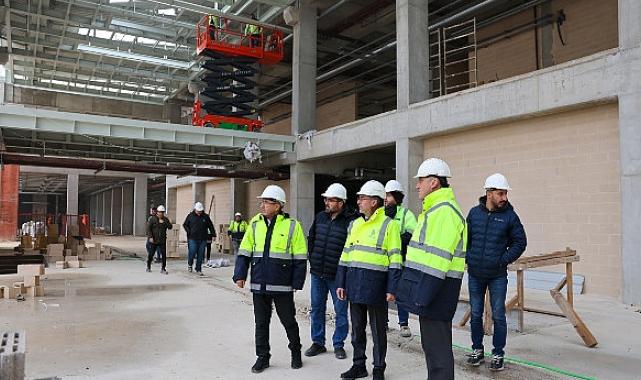 Başkan Pekyatırmacı’dan İnceleme Sporcu Seçme ve Yetiştirme Merkezi’nin Yapımı Devam Ediyor
