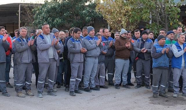 Başkan Topaloğlu belediye personelinin yeni yılını kutladı