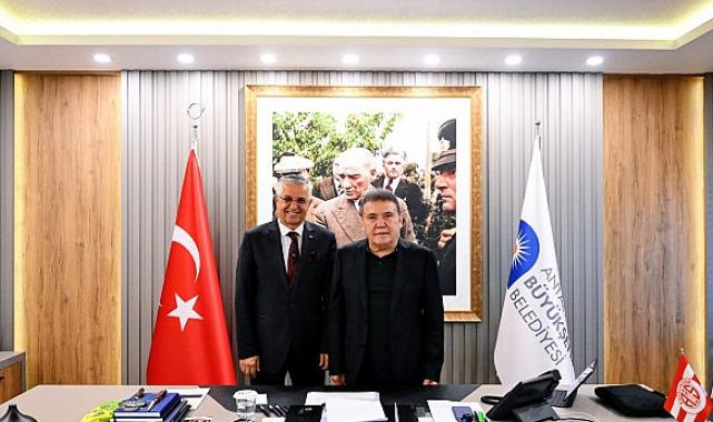 Başkan Topaloğlu’ndan Başkan Böcek’e ziyaret