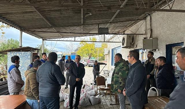 Başkan Topaloğlu’ndan belediye personeline teşekkür ziyareti