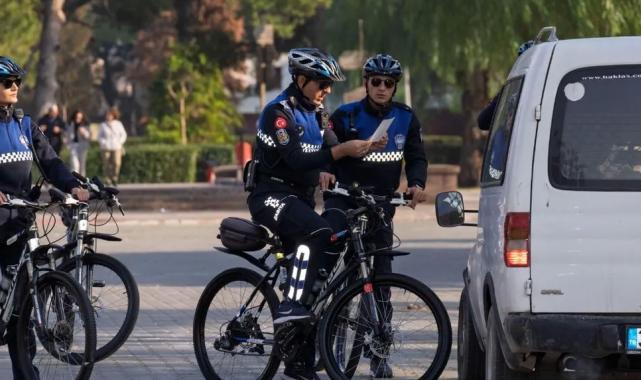 Bisikletli zabıtadan çevreci denetim