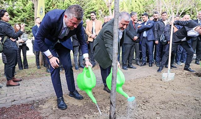 Buca’da asimilasyon şehitlerinin anısına Rodop Çocuk Parkı ve Anıtı açıldı