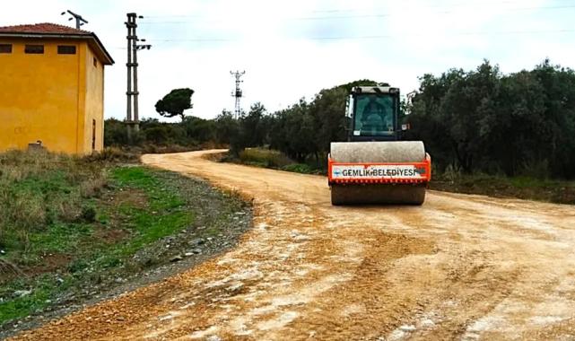 Bursa Gemlik’te arazi yolları açılıyor