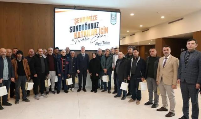 Bursa İnegöl Belediyesi’nden emekli olan personellere vefa