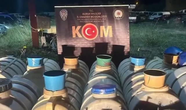 Bursa’da binlerce litre sahte alkole Çengel! 2 tutuklama