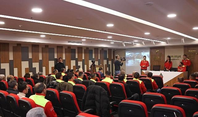 Çankaya Belediyesi Arama Kurtarma Ekibi Kurdu