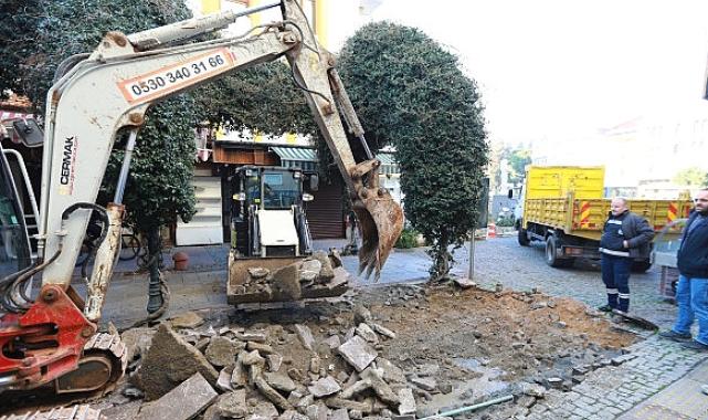 Çarşıda değişim zamanı: Efes Selçuk’ta doğal gaz ve altyapı çalışmaları başladı