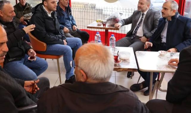 Çiftçi, esnaflarla bir araya gelmeyi sürdürüyor