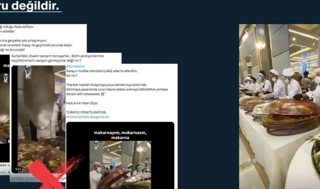 Çok konuşulan görüntüler o mutfağa ait değil!