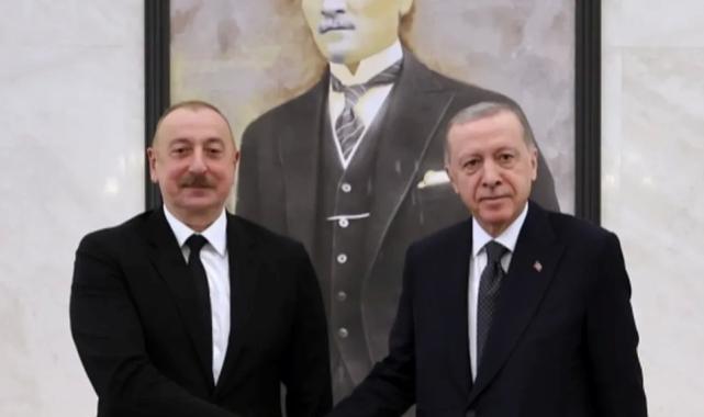 Cumhurbaşkanı Erdoğan mevkidaşı Aliyev’le görüştü