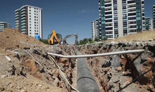 DİSKİ 8 ayda 79 bin 677 metre yeni içme suyu hattı döşedi