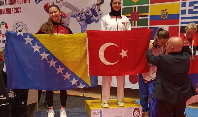 Dokuz Eylül’lü tekvandocu Balkan Şampiyonu oldu