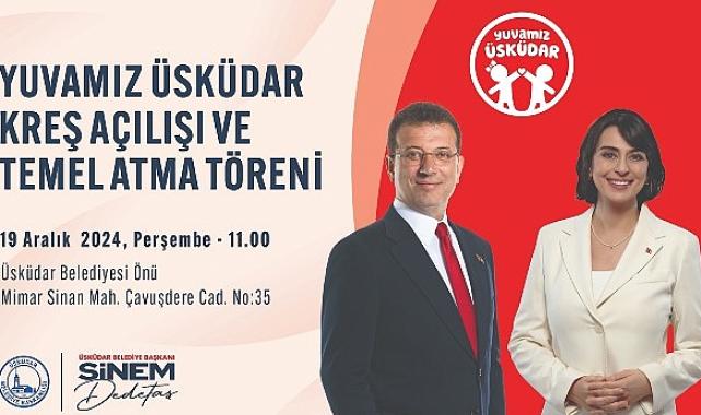 Ekrem İmamoğlu Katılımıyla Yuvamız Üsküdar Kreş Açılışı ve Temel Atma Töreni