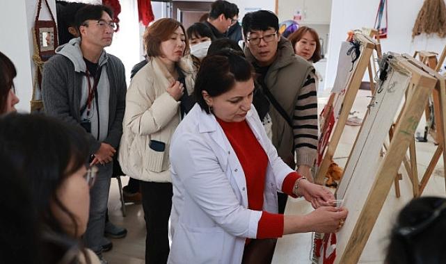 Güney Kore Heyetinden Halı Dokuma Kursu’na Ziyaret