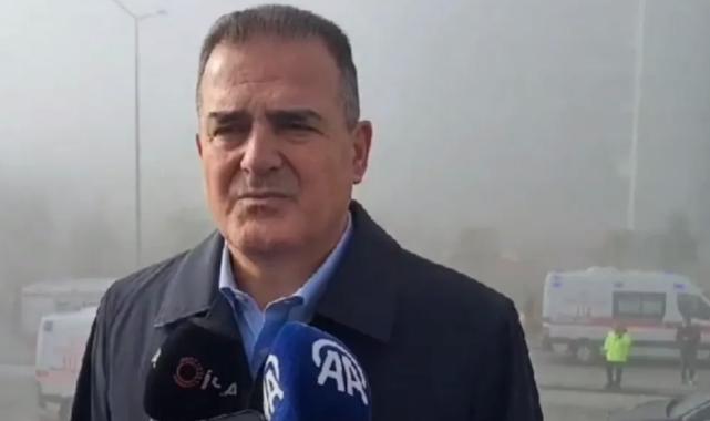 Helikopter kazasıyla ilgili Vali Akbıyık’tan ilk açıklamalar… Taziye mesajları peş peşe geldi