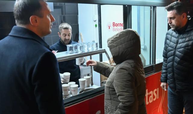 İzmir Bornova’da soğuk günlerde sıcacık dayanışma