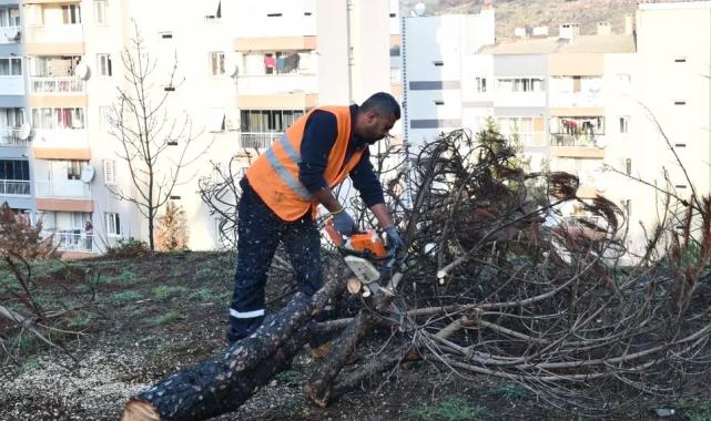 İzmir Çiğli yangın izlerini siliyor!