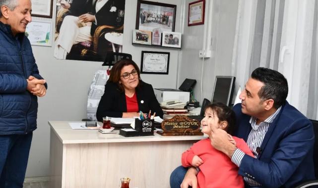 İzmir Çiğli’de Başkan Yıldız’dan mahalle muhtarlarına ziyaret