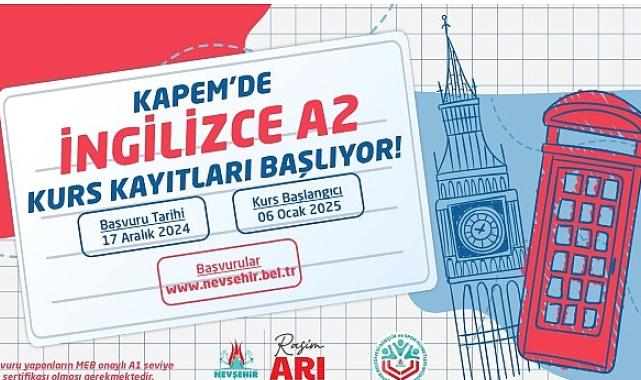 KAPEM’de İngilizce A2 Kursu İçin Kayıtlar Başlıyor
