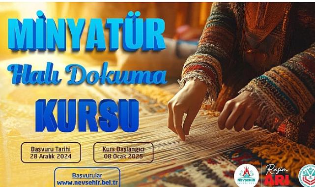 KAPEM’de Minyatür Halı Dokuma Kursu Açılacak