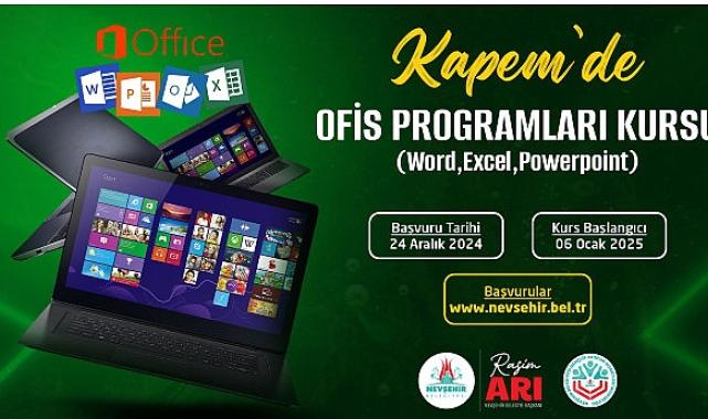 KAPEM’de Ofis Programları Kursu Açılıyor