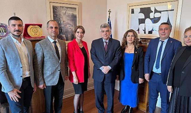 Karabağlar Belediyesi Komisyon Üyelerinden Yunanistan İzmir Başkonsolosluğuna Ziyaret