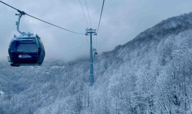Karatepe’de teleferik keyfine kaldığı yerden devam