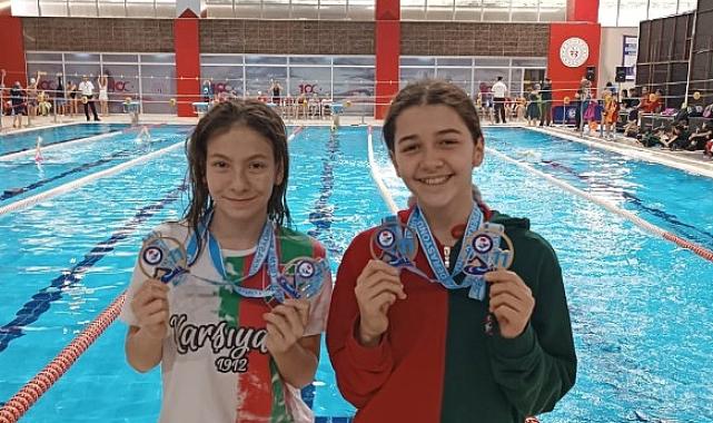 Karşıyakalı yüzücüler 5 altın, 3 gümüş madalya kazandı