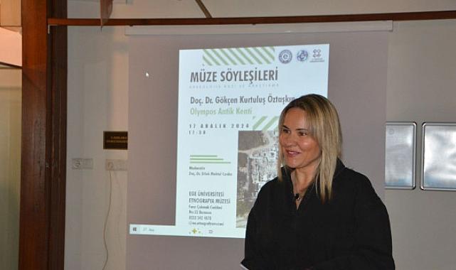 Kazı Başkanı Doç. Dr. Öztaşkın, “Olimpos Antik Kenti” kazı çalışmalarını anlattı