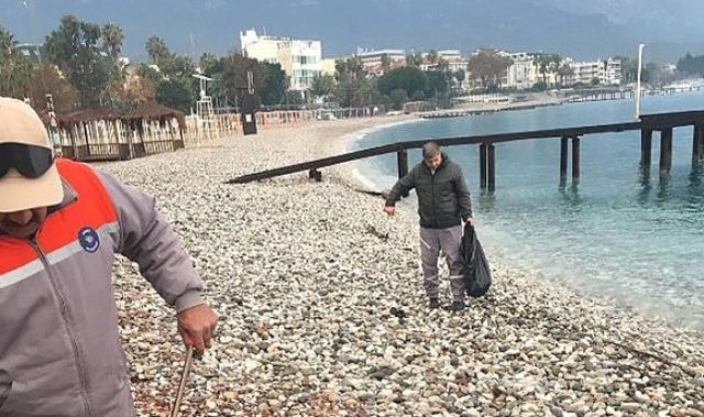 Kemer’de mıntıka temizliği