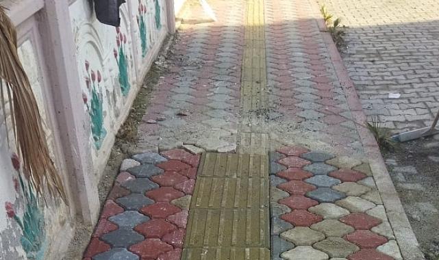 Kemer’de yol ve kaldırım çalışmaları