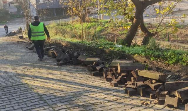 Kocaeli’nde Serdar Mahallesi’ne yeni beton merdiven!