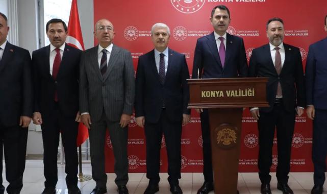 Konya Bakan Kurum’u ağırladı!