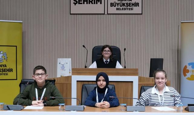 Konya Çocuk Meclisi şehirlerinin geleceğini konuşuyor