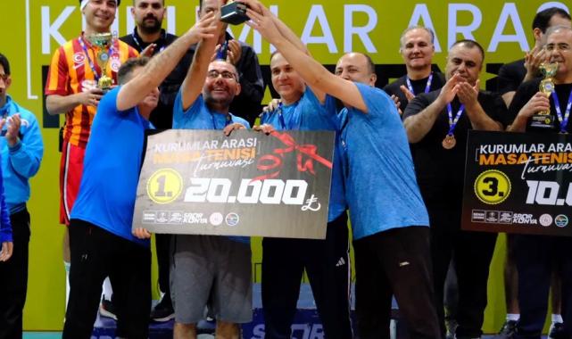 Konya’da masa tenisinde kurumlar arası heyecan