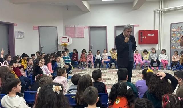Mardinli yazar Metin Aydın Anaokulu öğrencileri ile Buluştu
