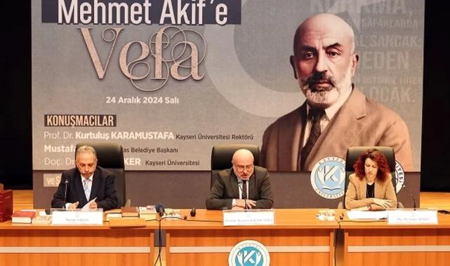 Mehmet Akif Ersoy’a Kayseri Talas’ta vefa
