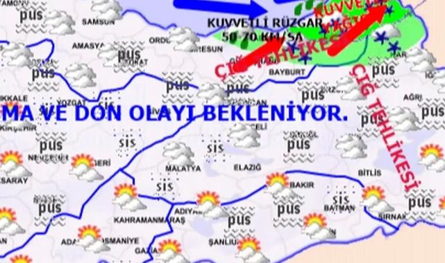 Meteoroloji’den Doğu’ya uyarı üstüne uyarı!