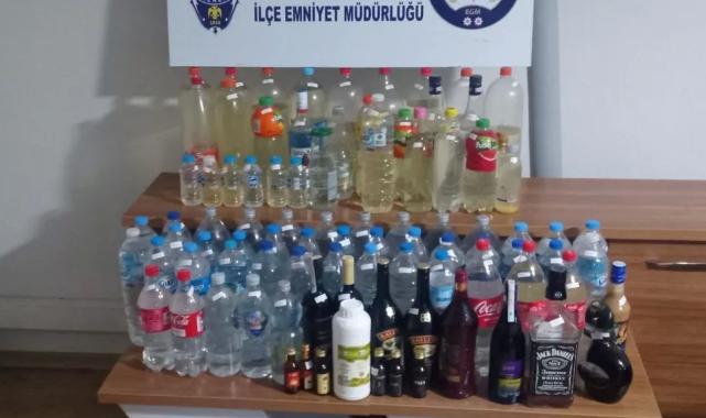 Mudanya’da bisikletli kaçak alkol satışına gözaltı
