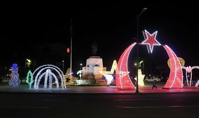 Muğla Büyükşehir’in Süslemeleriyle Muğla Işıl Işıl
