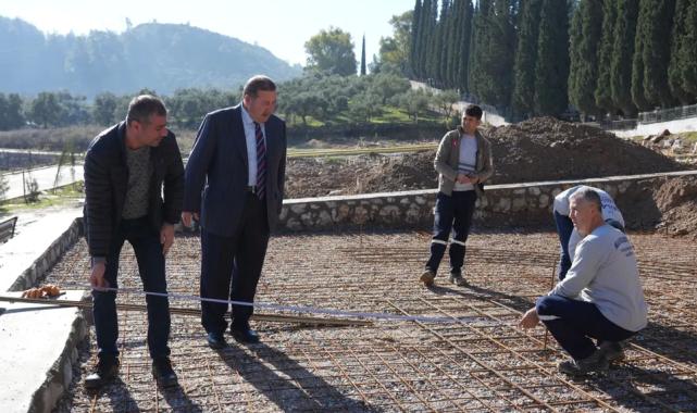 Muğla Milas’ta şehitlik için çalışmalar başladı