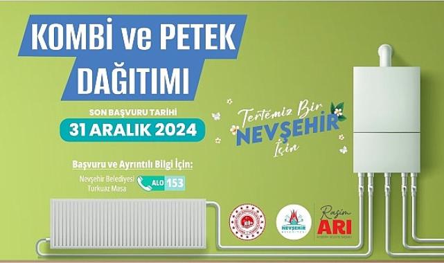 Nevşehir Belediyesi’nin Kombi ve Petek Desteği Sürüyor