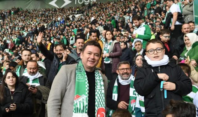 Osmangazili çocuklar Başkan Aydın’la Bursaspor maçına gitti