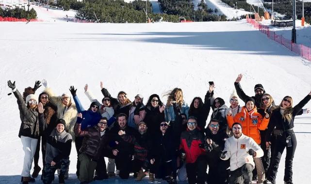 Palandöken’de dört günlük büyüleyici deneyim yaşadılar