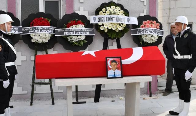 Polis memuru Serdar Gülcan’a Manisa’da son görev!