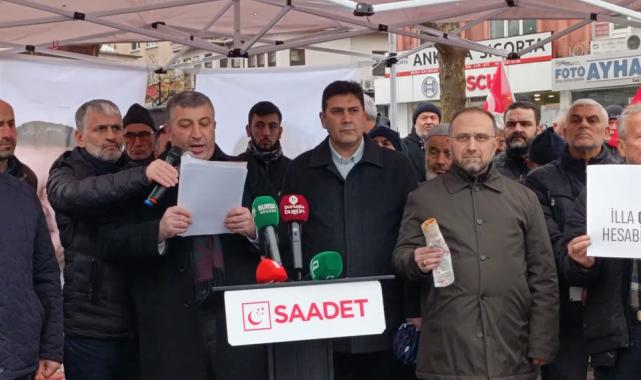 Saadet Partisi Bursa’dan ‘Asgari ücret’ tepkisi!
