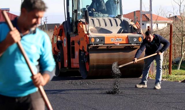 Sakarya Söğütlü’nün kırsalındaki iki mahallede asfalt hamlesi