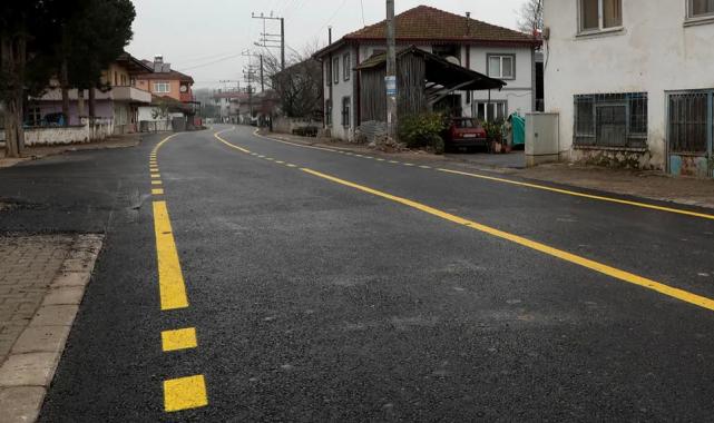 Sakarya’da Akçakamış’ın kalbine giden yolu tablo gibi işlendi